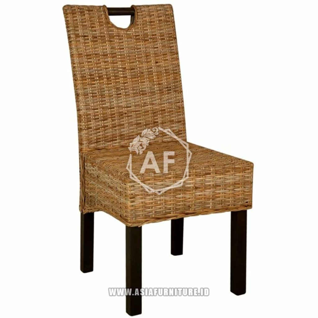 Kursi Cafe Minimalis Rotan Kayu Asia Furniture ID