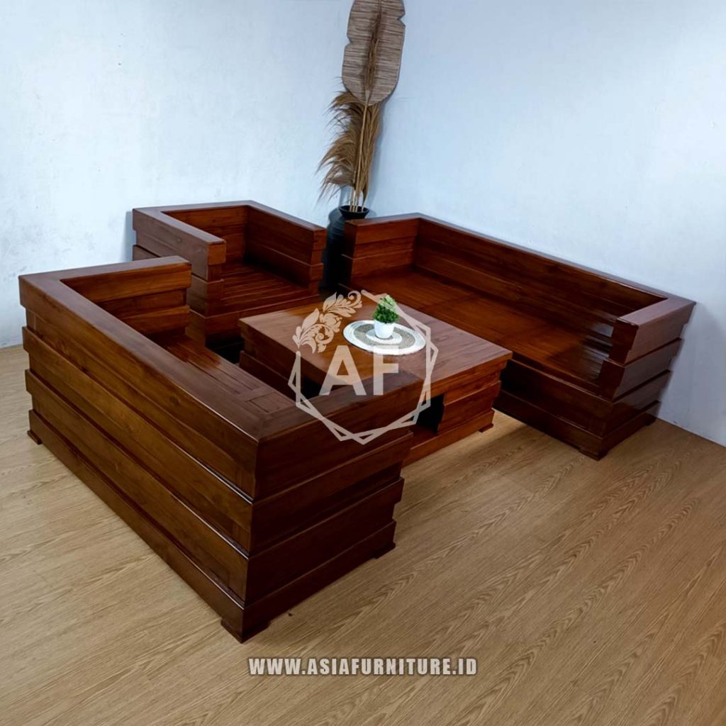 Kursi Box Tamu Minimalis Kayu Jati Jepara 2