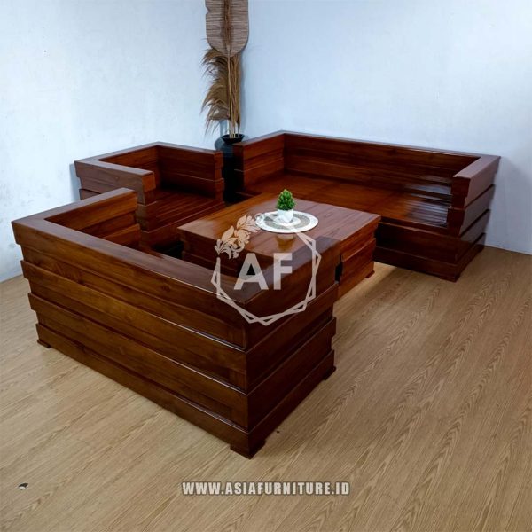 Kursi Box Tamu Minimalis Kayu Jati Jepara - Asia Furniture ID