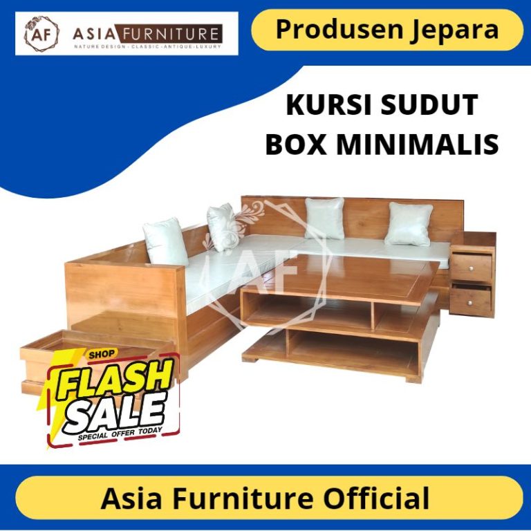 Kursi Sudut Box Minimalis
