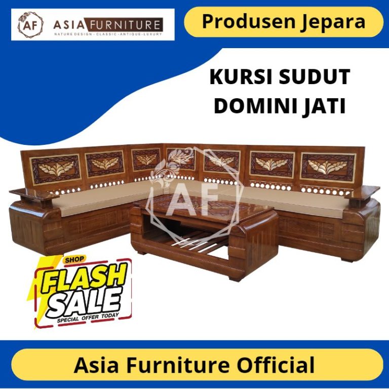 Kursi Sudut Domini Jati