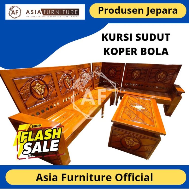 Kursi Sudut Koper Bola Minimalis