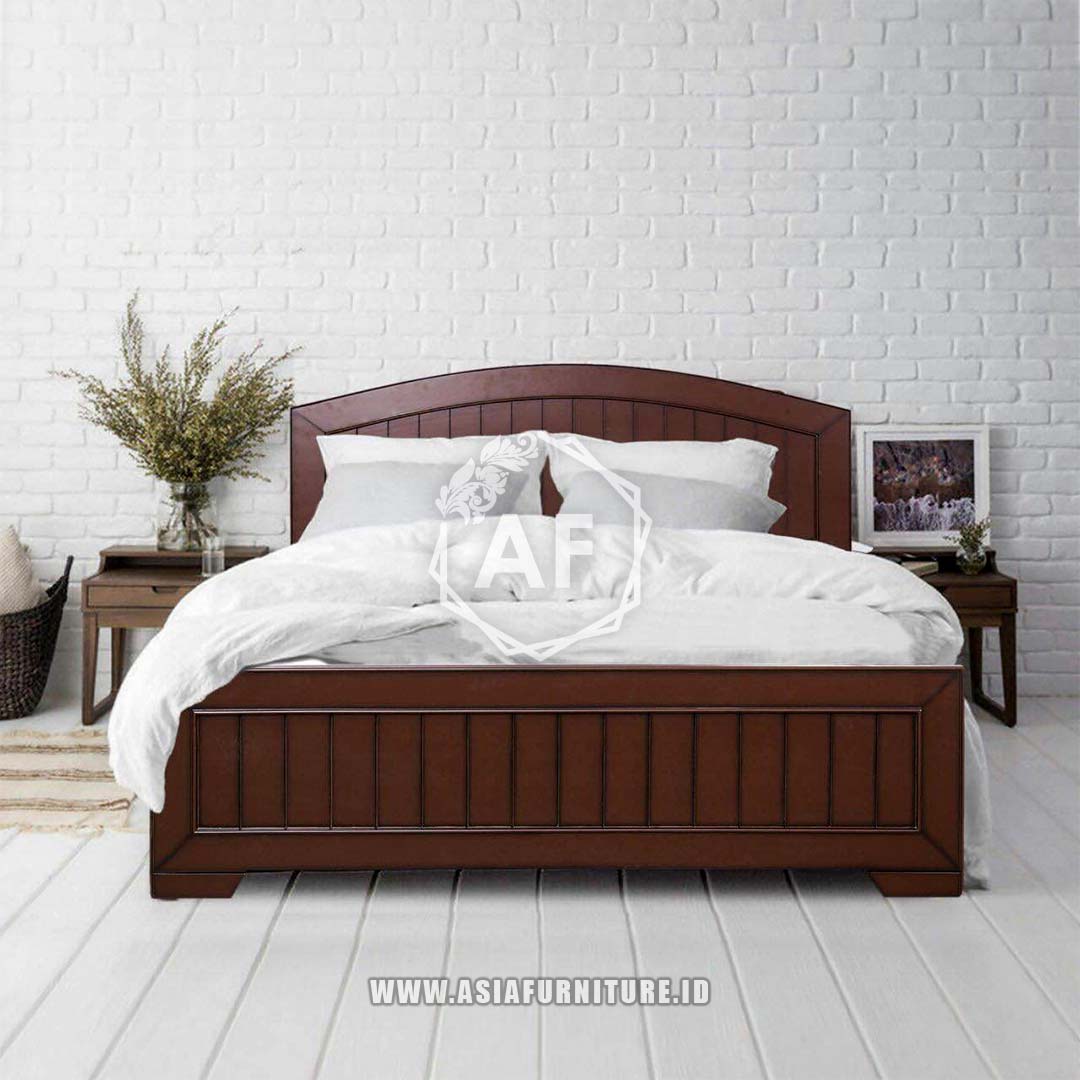Dipan Jati Headboard Lengkung 2