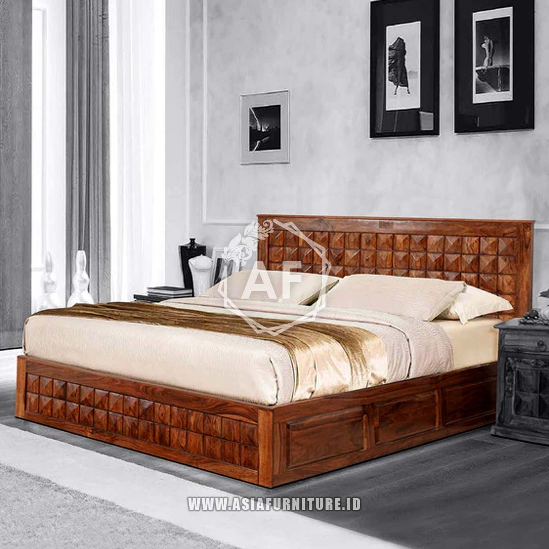 Dipan Model Modern Kayu Jati 2