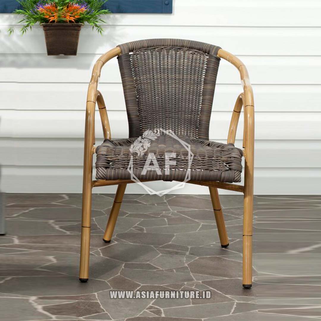 Kursi Cafe Unik Rotan Natural Asia Furniture Living