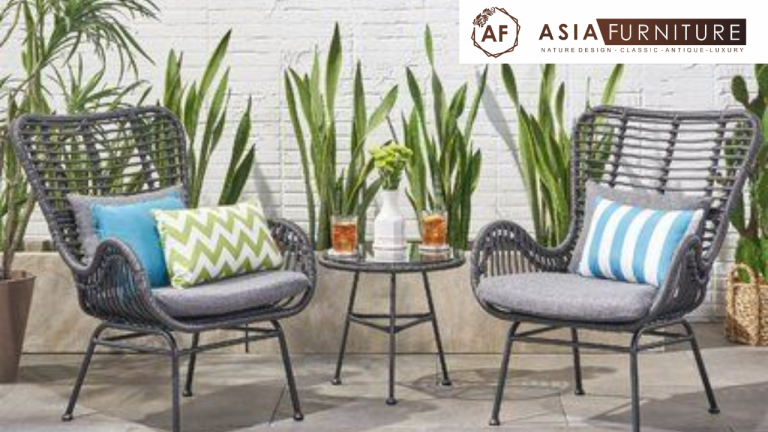 Desain Minimalis Kursi Taman Rotan Sintetis