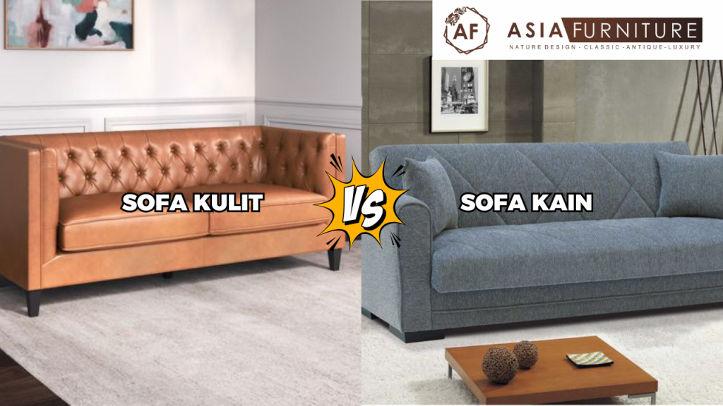 Sofa Kulit atau Kain Mana yang Lebih Pas untuk Anda Sofa Kulit atau Kain Mana yang Lebih Pas untuk Anda