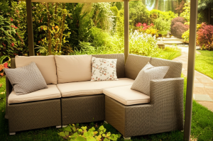 gazebo rotan sintetis pilihan ideal untuk taman rumah idaman yang tahan lama dan stylish