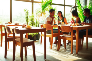 kursi cafe jati upgrade interior usaha kamu biar makin estetik cuan