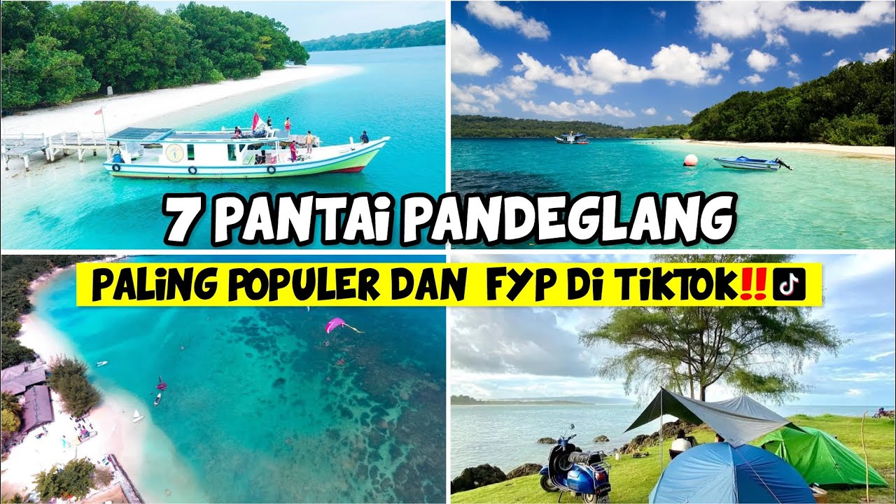 7 PANTAI PANDEGLANG PALING POPULER BAHKAN SELALU FYP DI TIKTOK