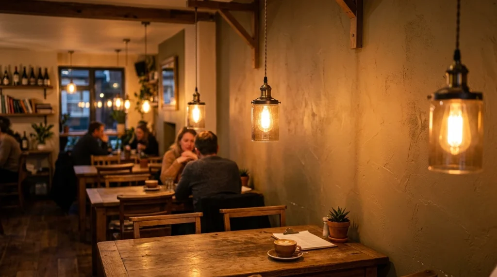Pencahayaan Cafe Modern